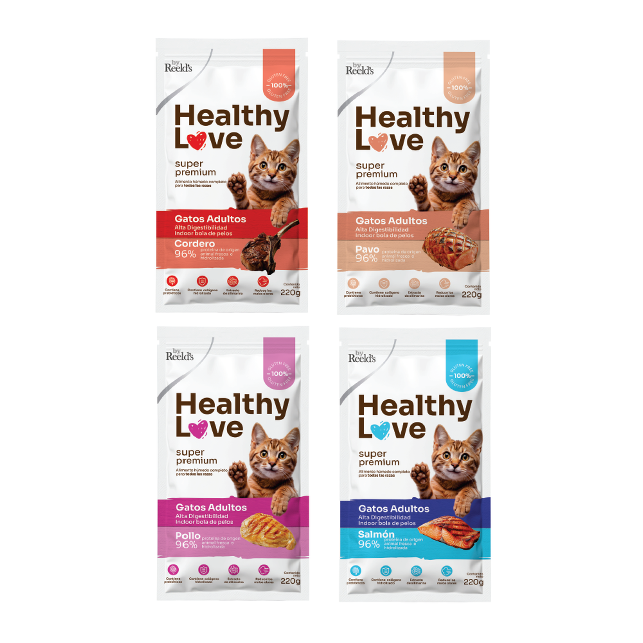 Healthy Love Gatos Adultos 220g